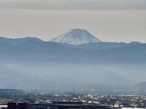 園からの富士山